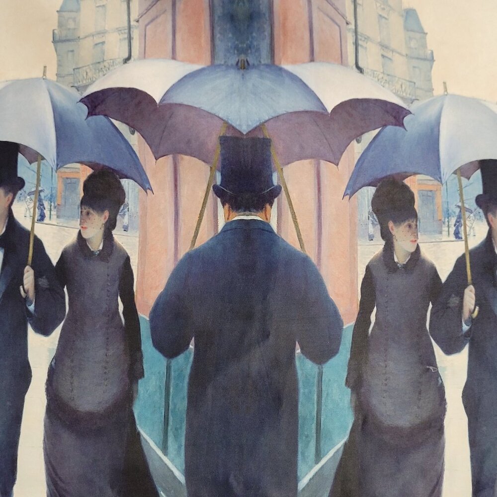 NWT's Gorgeous Oopera Paris Art Design Reversible Raincoat Plus Size 2X - Picture 7 of 11